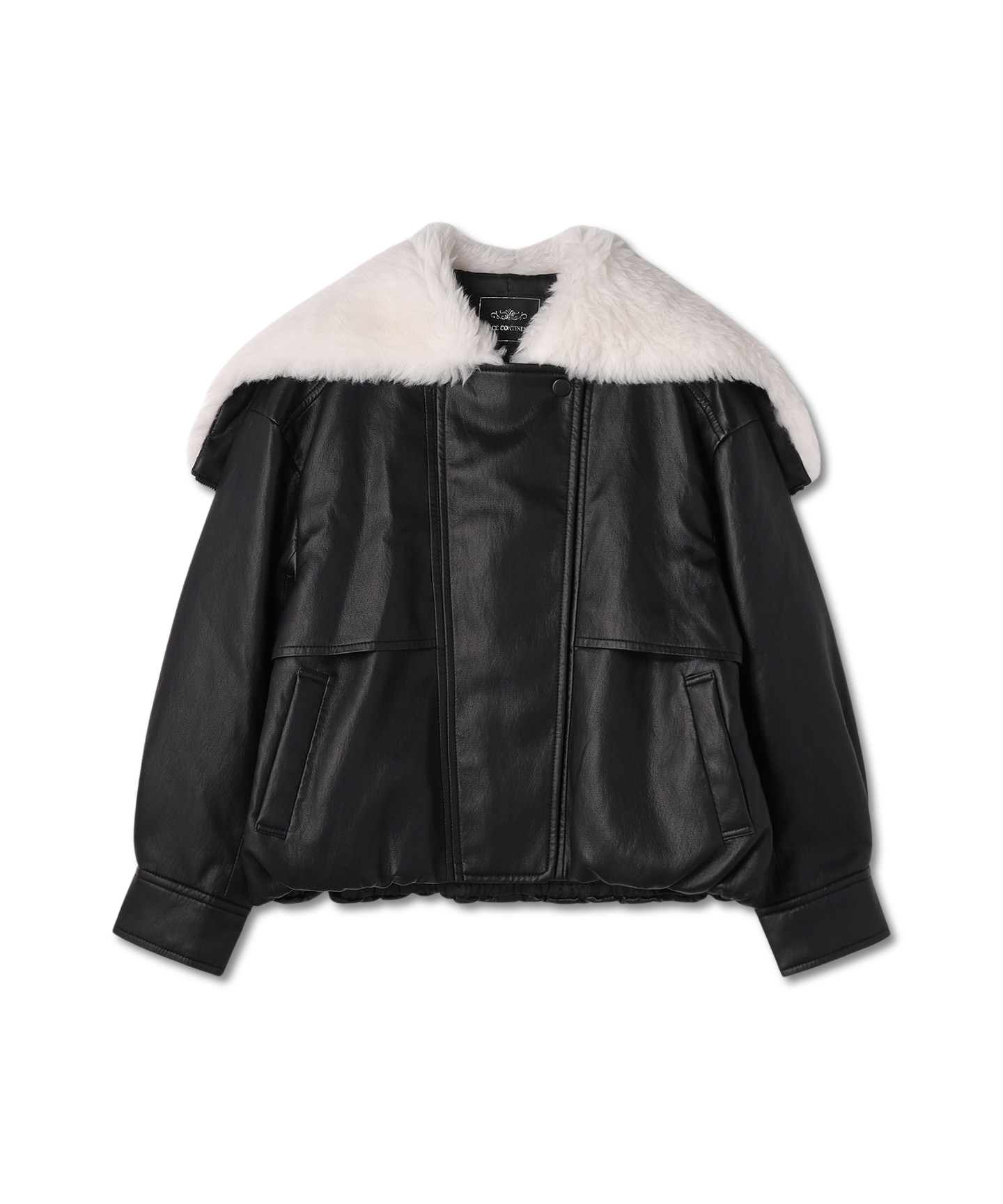 フェイクレザーボンバージャケット