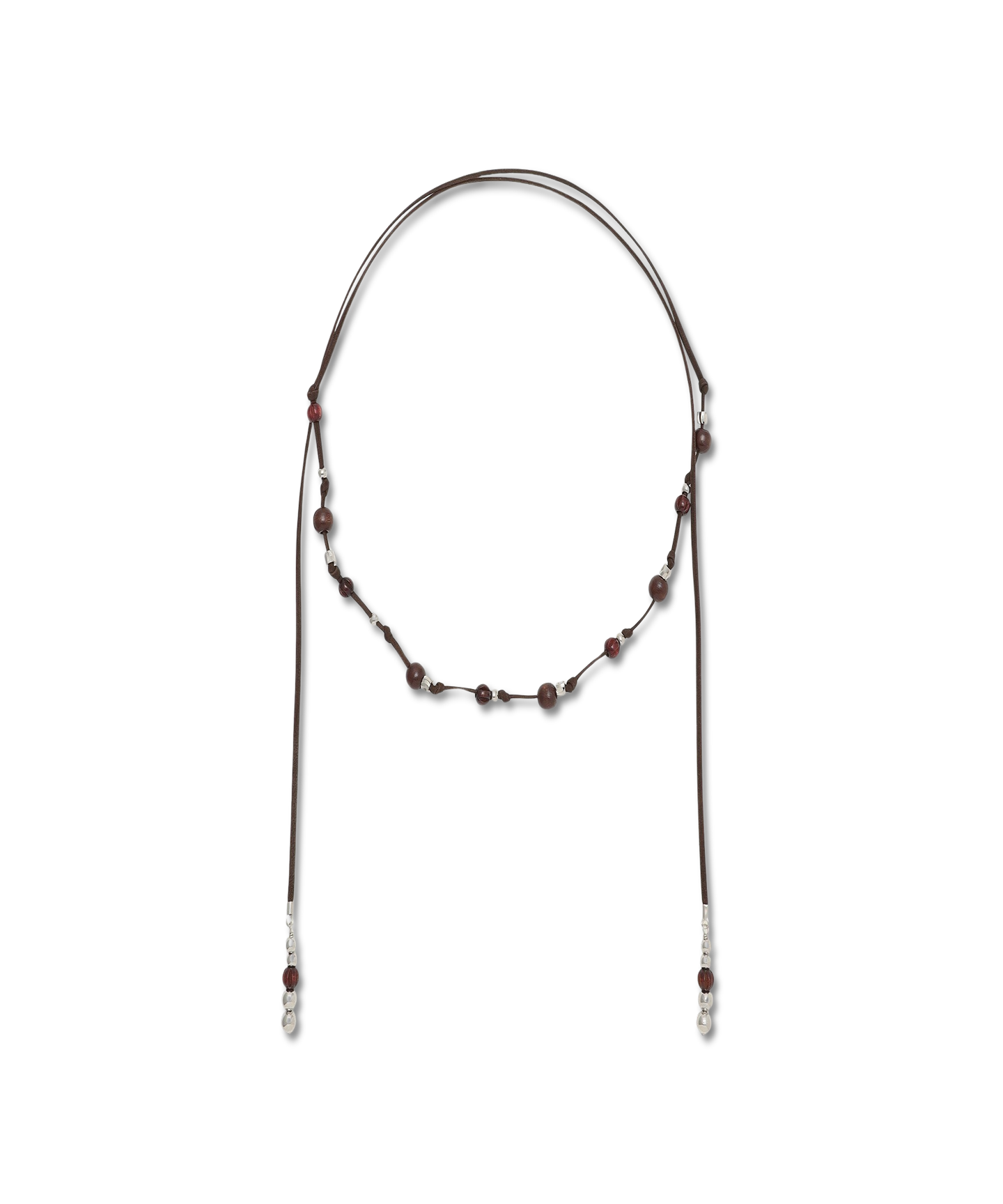 ビーズレザーチョーカー