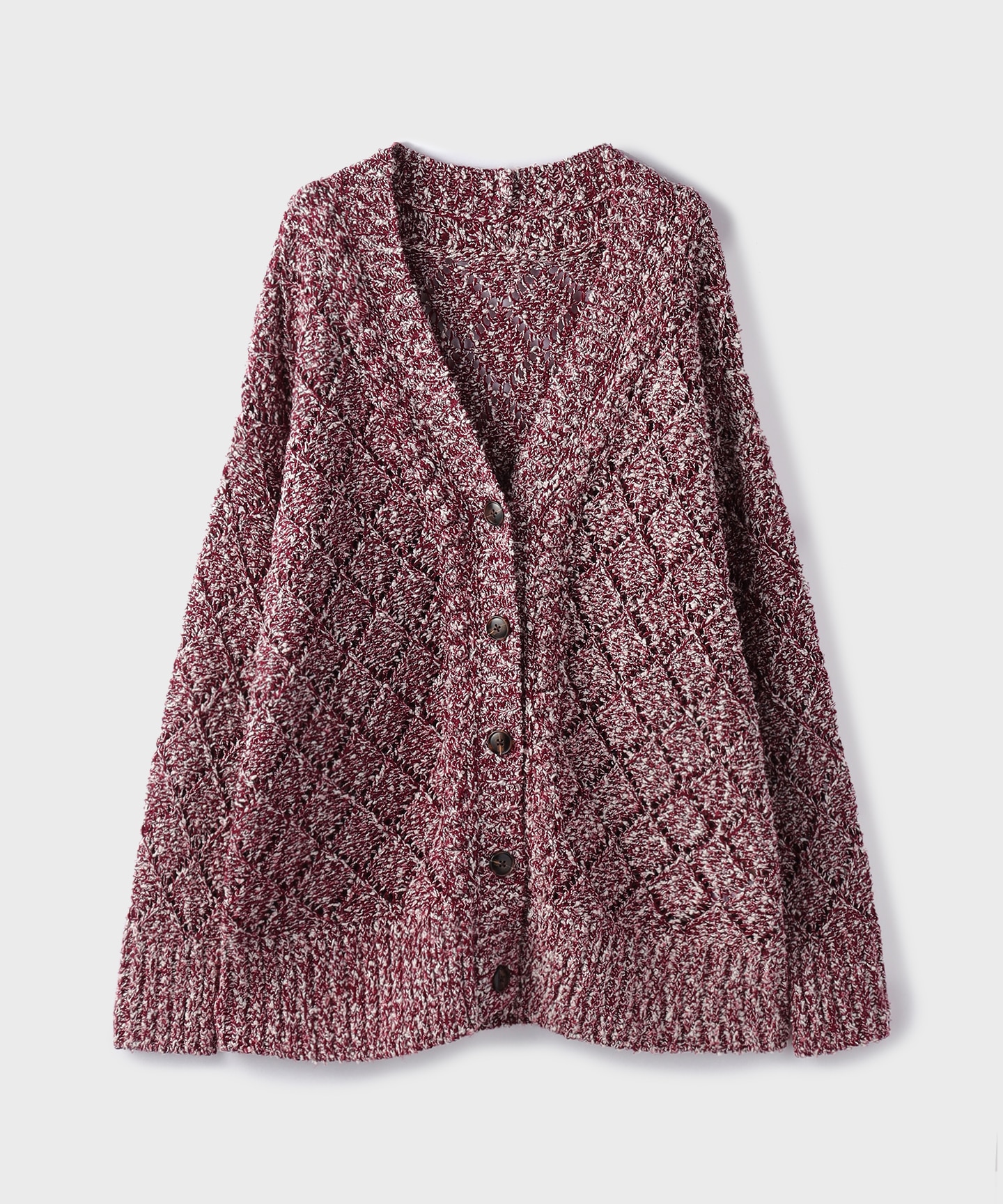 オーバーニットカーディガン