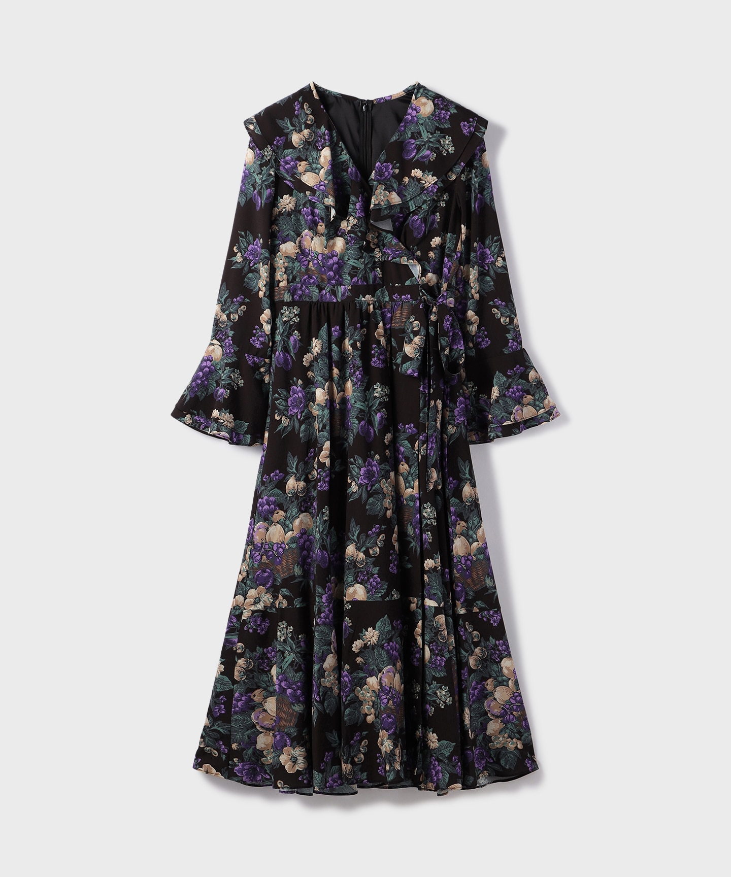ボタニカルベリープリントワンピース