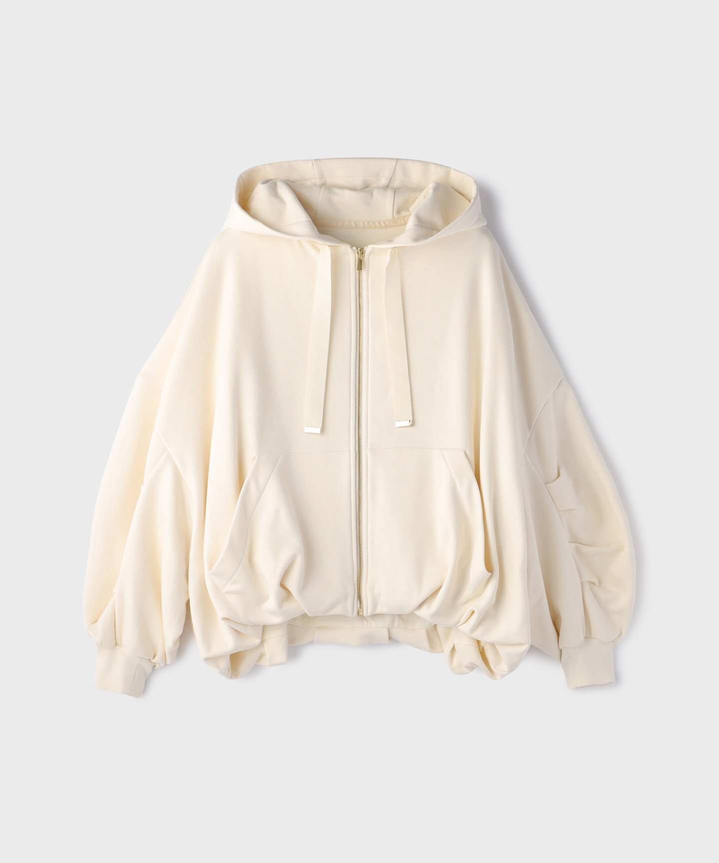 バルーン裏毛パーカー