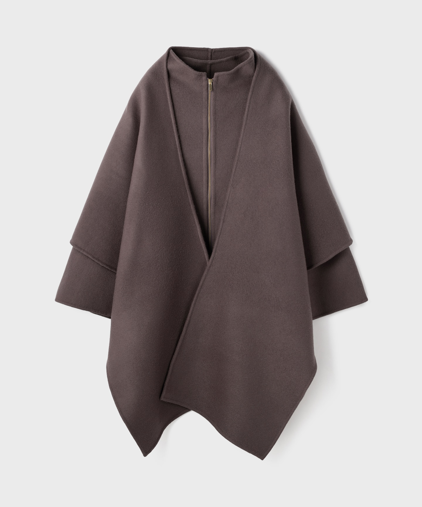 ストール付リバージップブルゾン