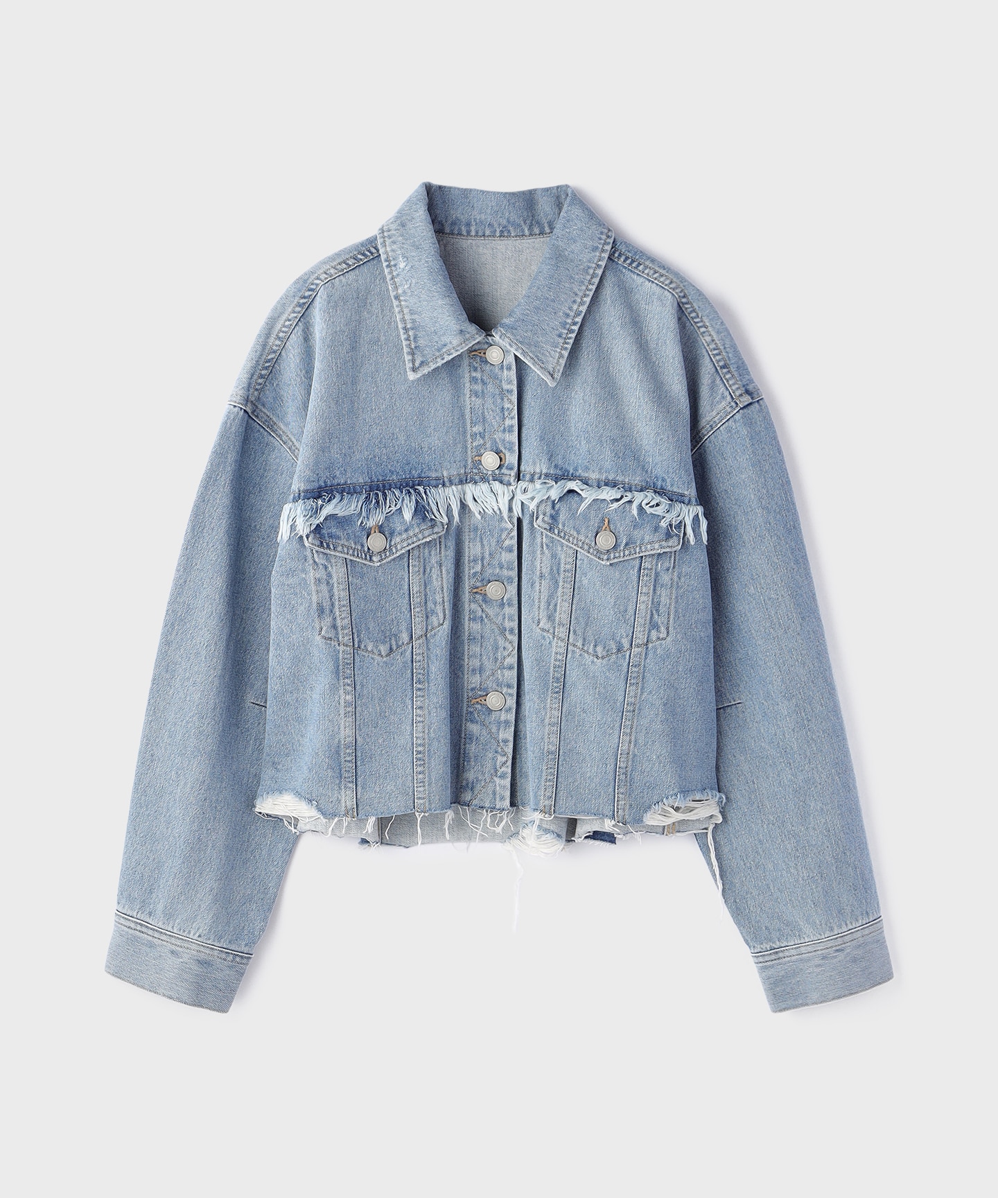 フリンジデニムジャケット