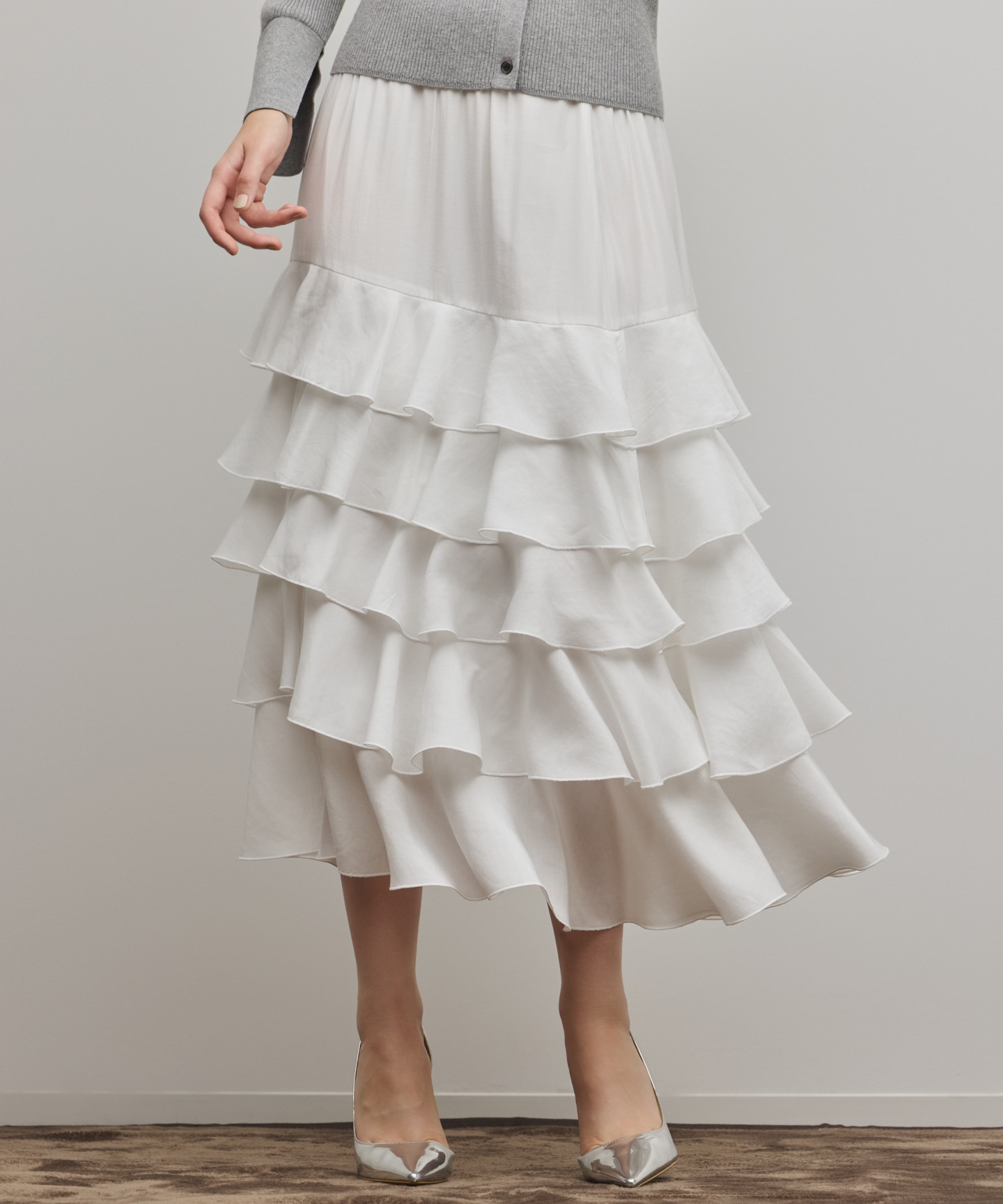 ティアードフリルスカート
