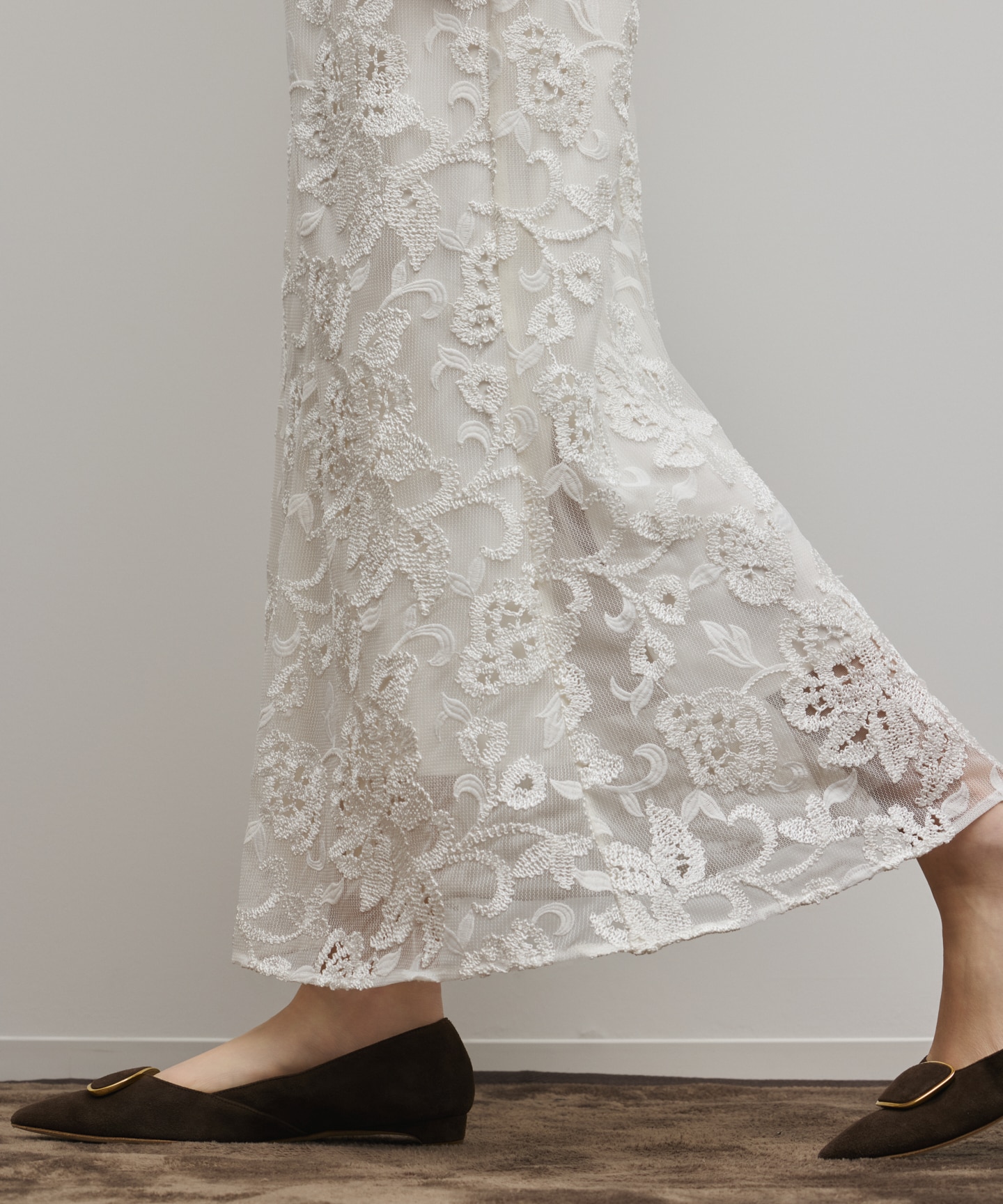 チュールレースマーメイドスカート