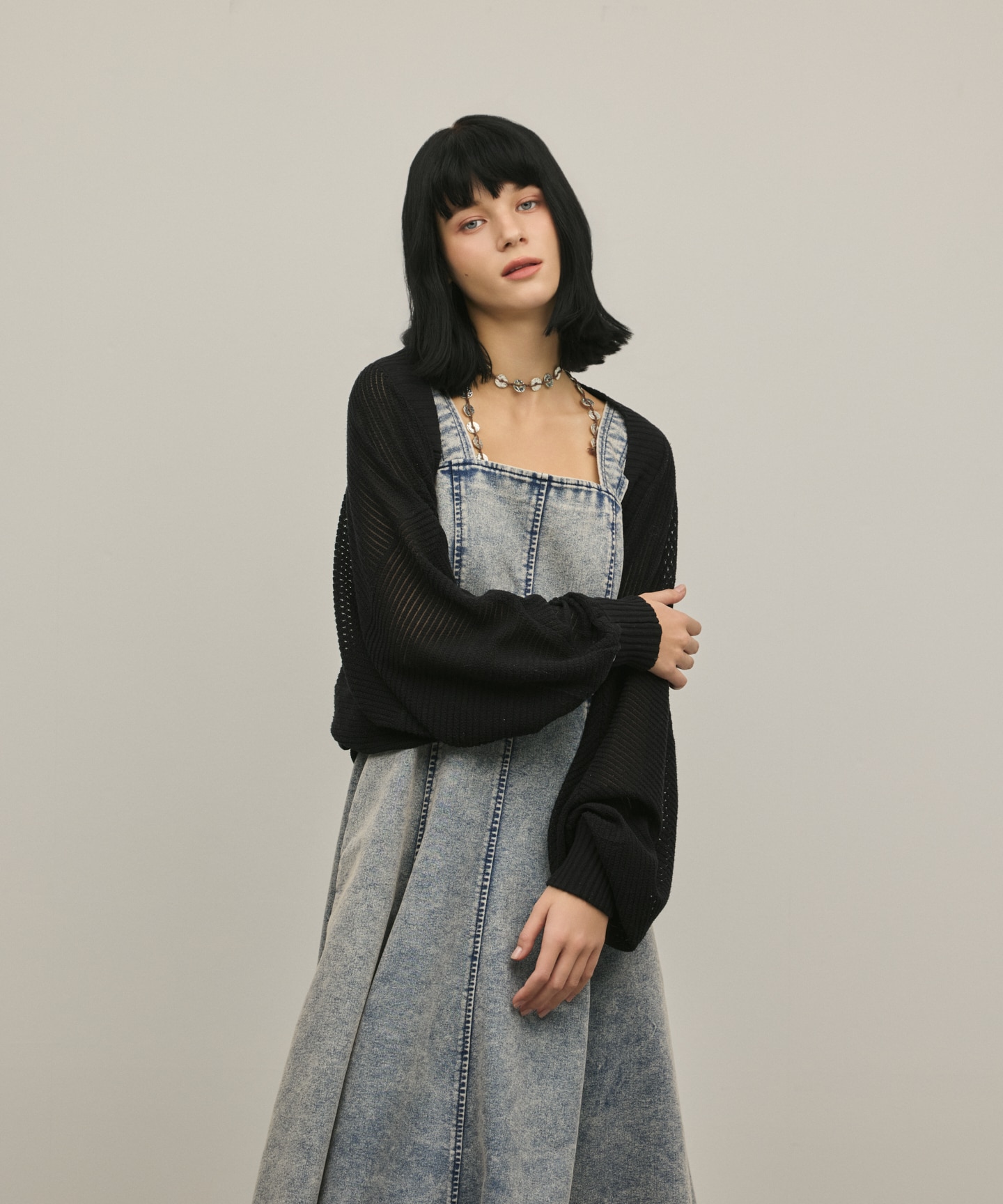 ボレロニットカーディガン