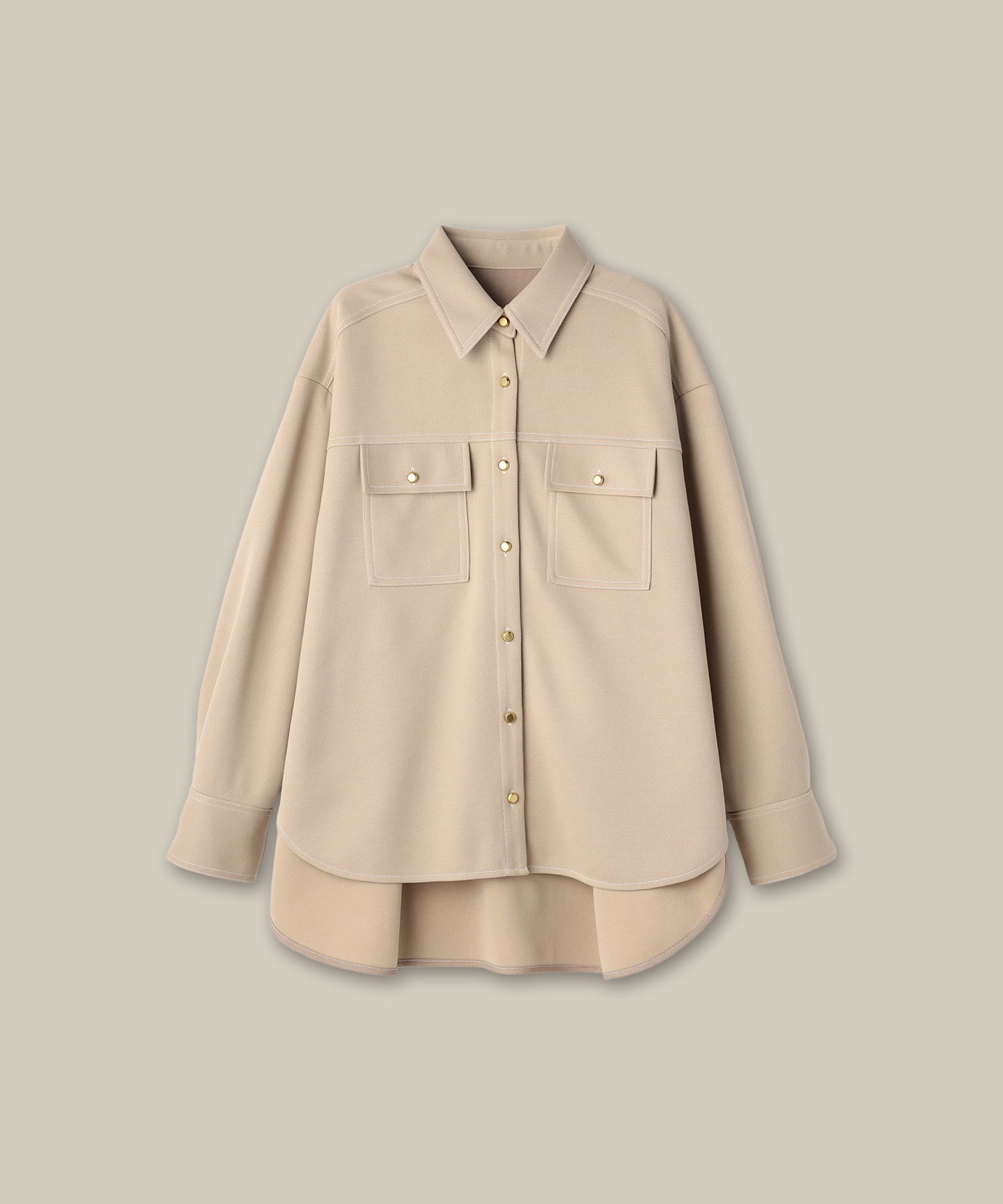 ジャージビッグシャツ