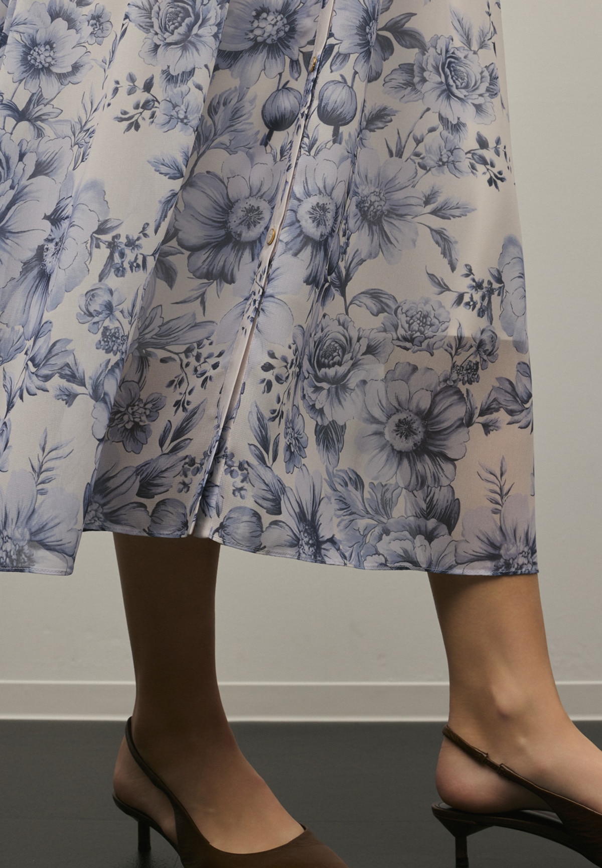 フラワーptシャツフレアOP