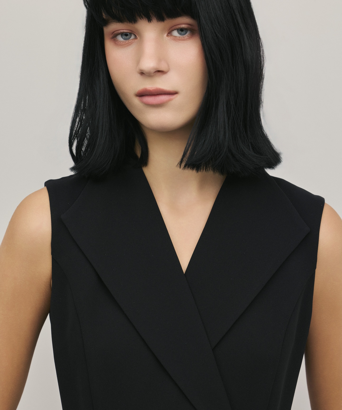 グレースコンチネンタル　カシュクールフラワープリントワンピース