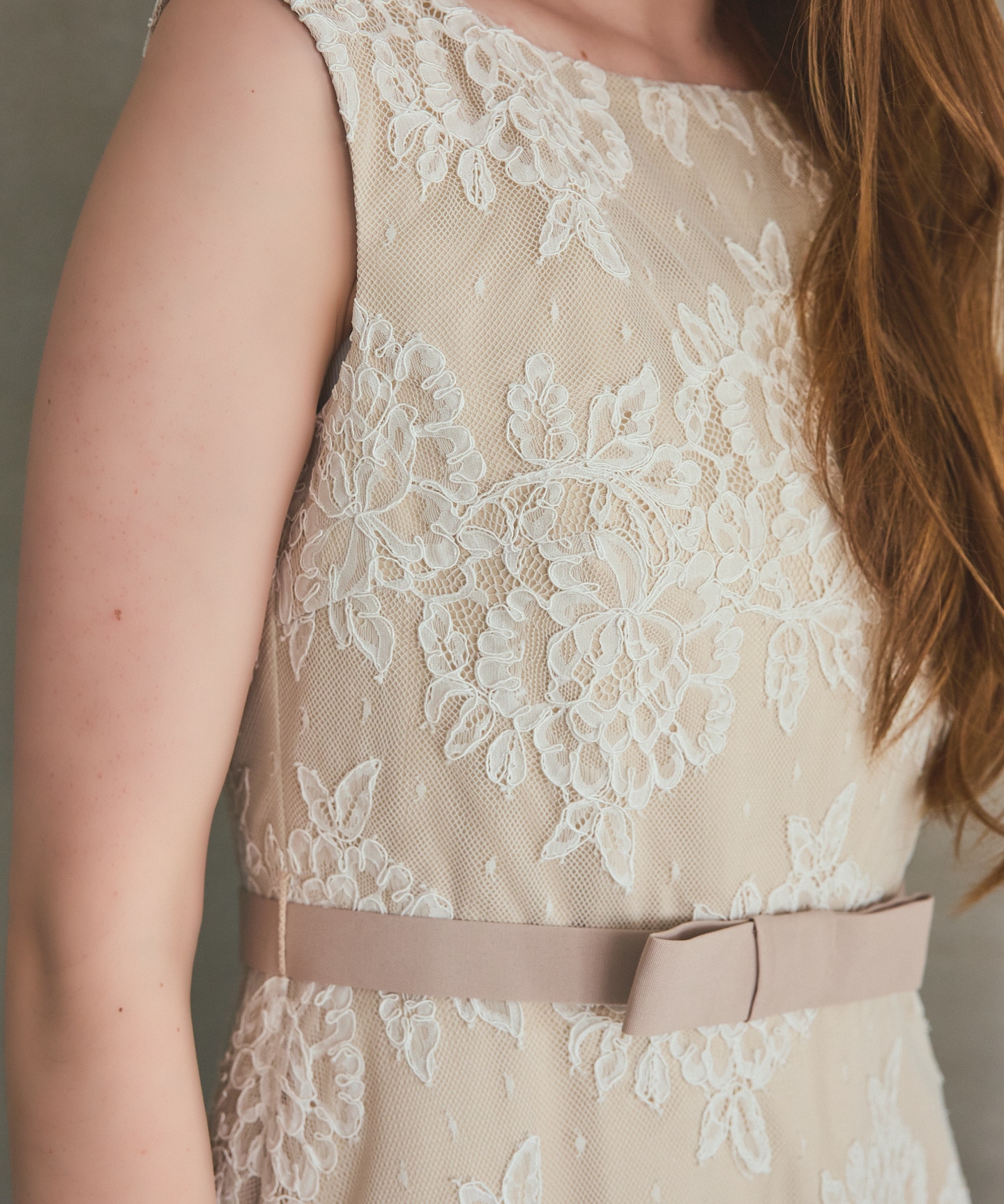 グレースクラス　レースボーダードレス