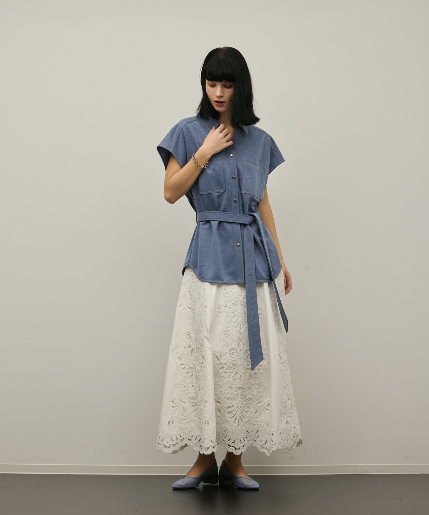 ダイアグラム　ジャージワークシャツ