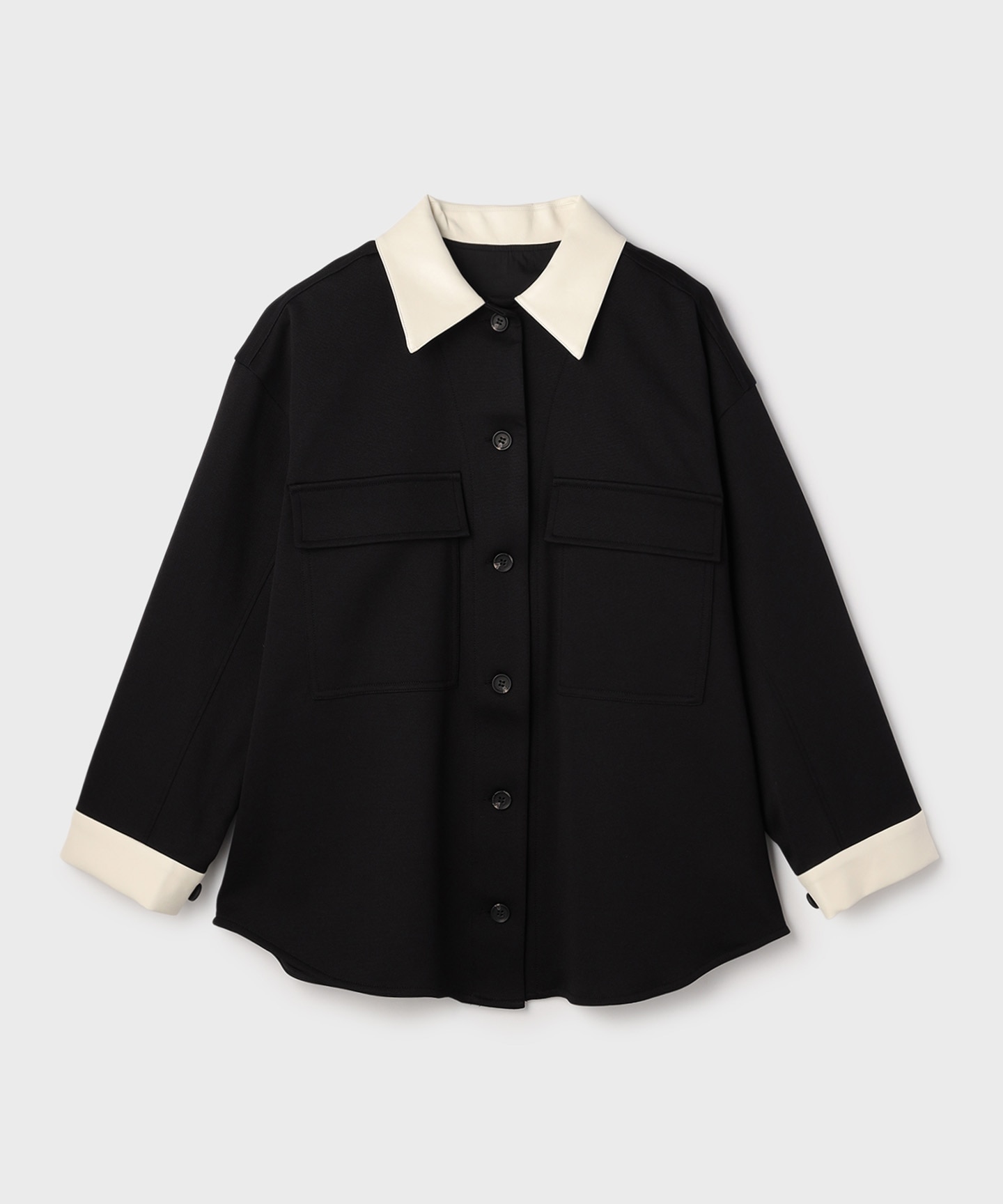 レザーカットシャツ