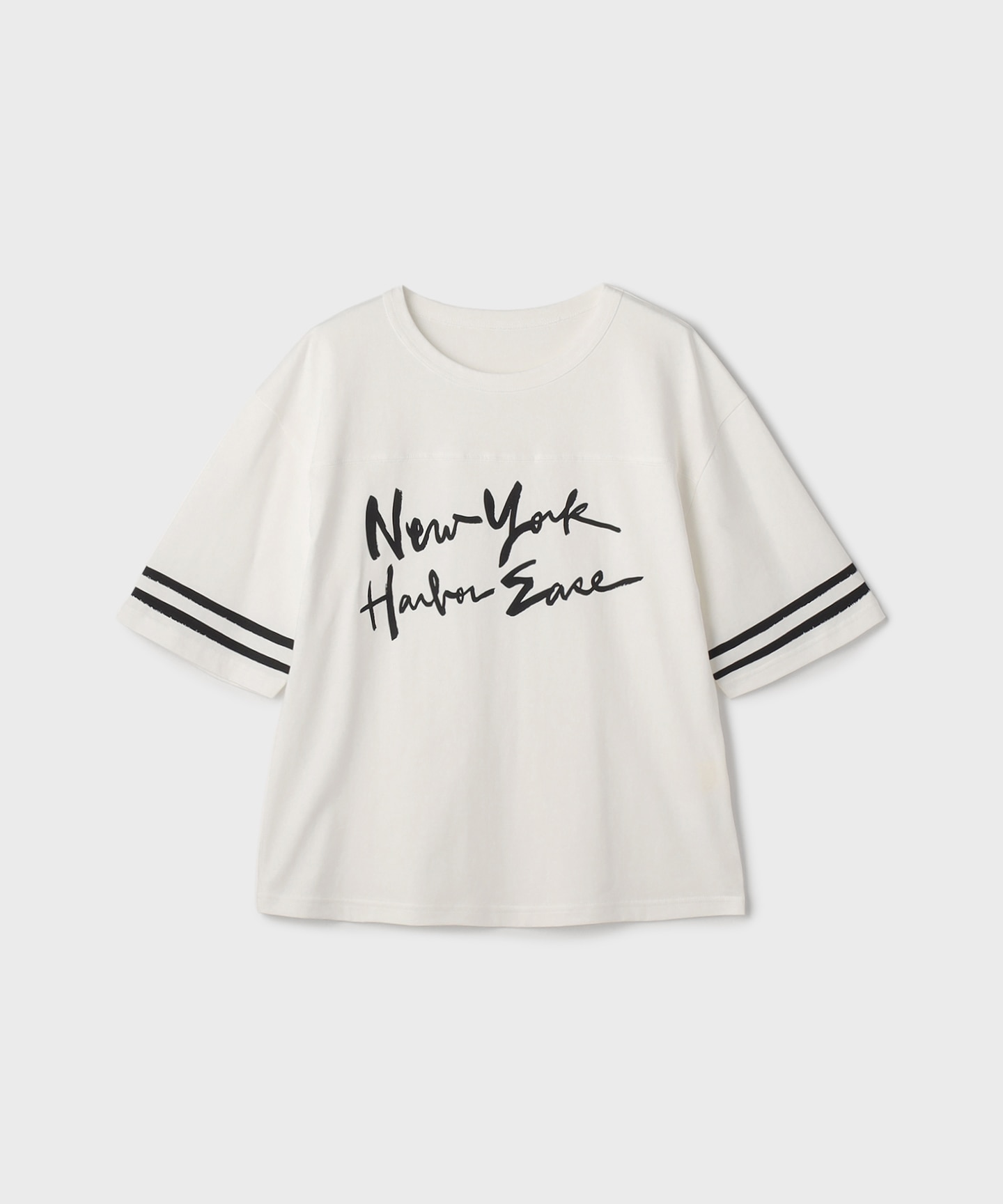 カレッジロゴプリントTシャツ